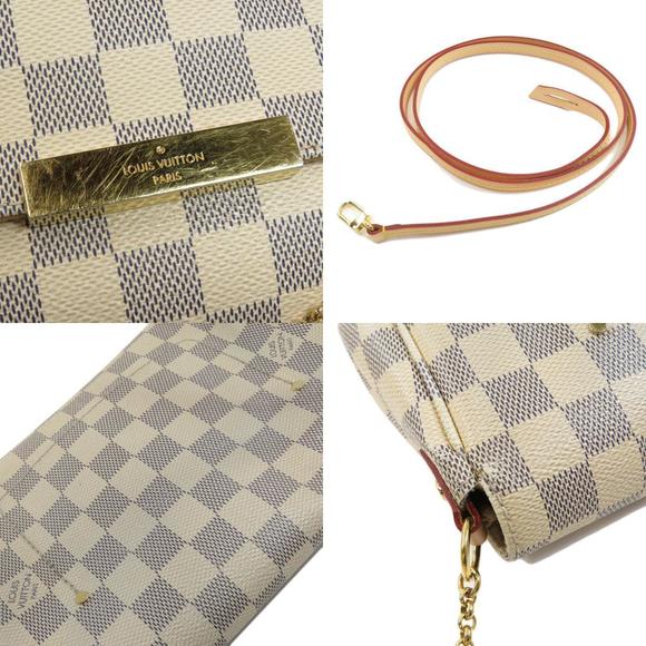 Louis Vuitton Favorite MM Damier Azur Handbag Damier Canvas - Picture 5 of 7